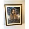 Image 1 : Valdamo Print Framed Nude Girl Vinceata Gold Framed