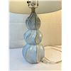 Image 3 : Blue Swirl Pottery lamp