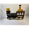 Image 1 : 1880 Iron Horse Train Engine Decanter w music box 1972