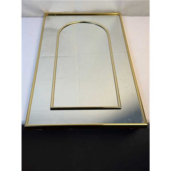 Gold Hollywood regancy Mirror 1980s Ren-Will Originals Montreal