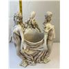 Image 2 : Vase / Planter 3 dancing figures, marble like material