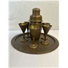 Image 1 : Moroccan cocktail set with tray undated estimate 1940s