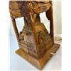 Image 3 : Hand Carved wood Table Lamps est 1950s