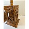 Image 4 : Hand Carved wood Table Lamps est 1950s
