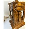 Image 5 : Hand Carved wood Table Lamps est 1950s