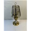Image 1 : Brass & Glass Table Lamp