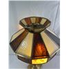 Image 3 : Vintage Lamp With Glass Shade