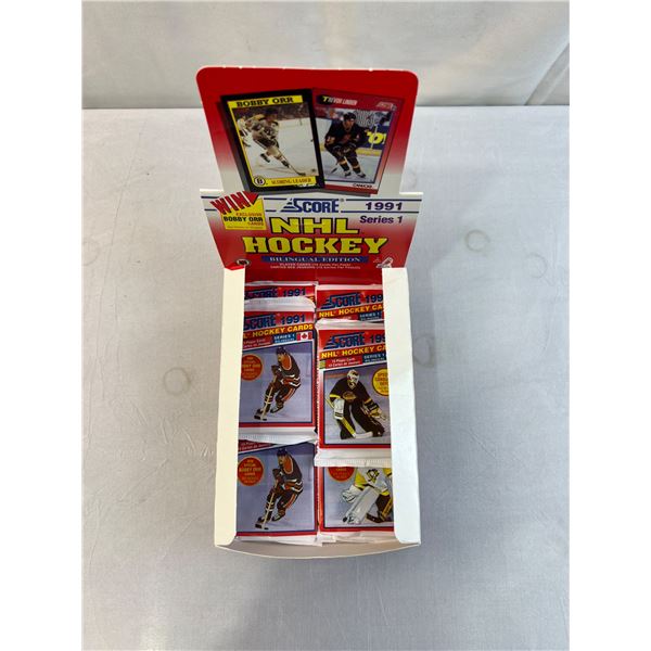 Box NHL Score Hockey Cards Unopened 1991