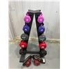 Image 1 : Weight Rack - Weights & 2-7Lb Kettleballs