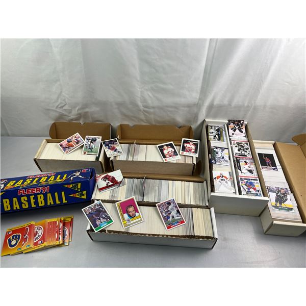6 Boxes Estate Collector Cards Misc.