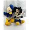Image 1 : Vintage Walt Disney Characters Mickey and Donald Duck Plush