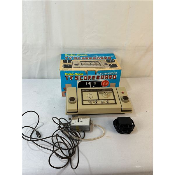Radio Shack Vintage TV Scoreboard
