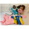 Image 1 : 2 Cabbage Patch Dolls with clothing