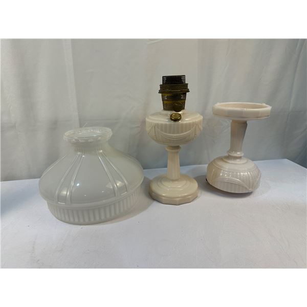 Lamp Bases and Glass Shade