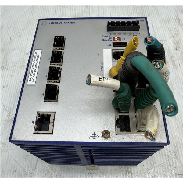 Hirschmann RS40 Rail Switch #RS40-0009CCCCEDAEHG05.0.02