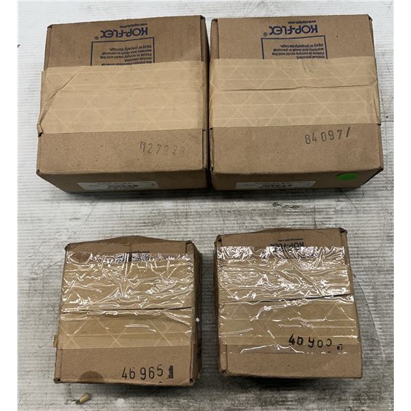 Lot of (4) Kop-Flex Hubs & Sleeves 2-#2B FHUB & 2-#2B SB SLEEVE