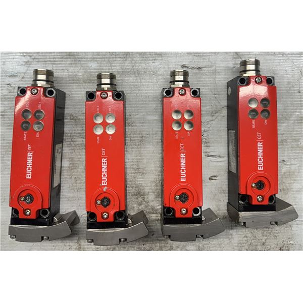 (4) Euchner #CET3-AR-CRA-AH-50X-SH-110103 Safety Switches