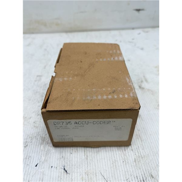 ACCU-CODER #DR735-01 / #DR735-N-T-11-H-2500-R3-HV-2-S/0.75-FB-1-N Encoder