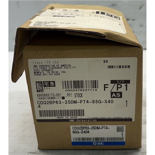 SMC #CDQ2BP63-25DM-P74-85G-X404 Cylinder