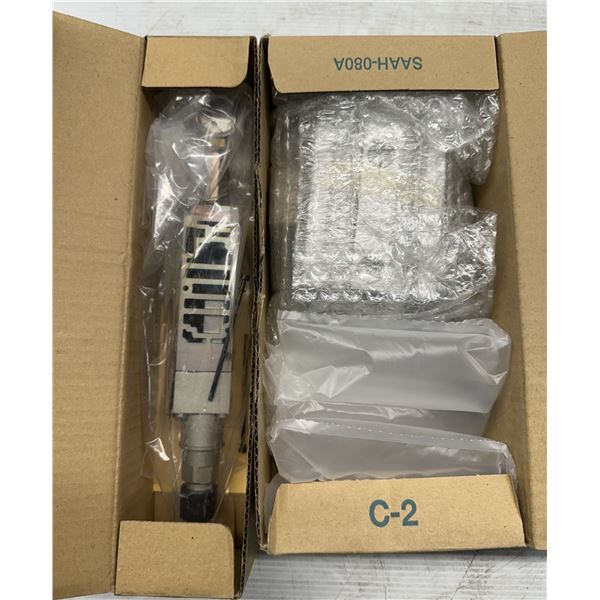 Lot of (2) SMC Items #ARBF3050-00-A-1 & #CDQ2BP63-25DM-P74-85G-X404