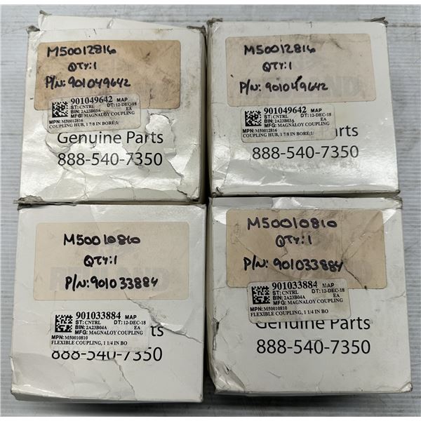 Lot of (4) Reuland Flexible Couplings