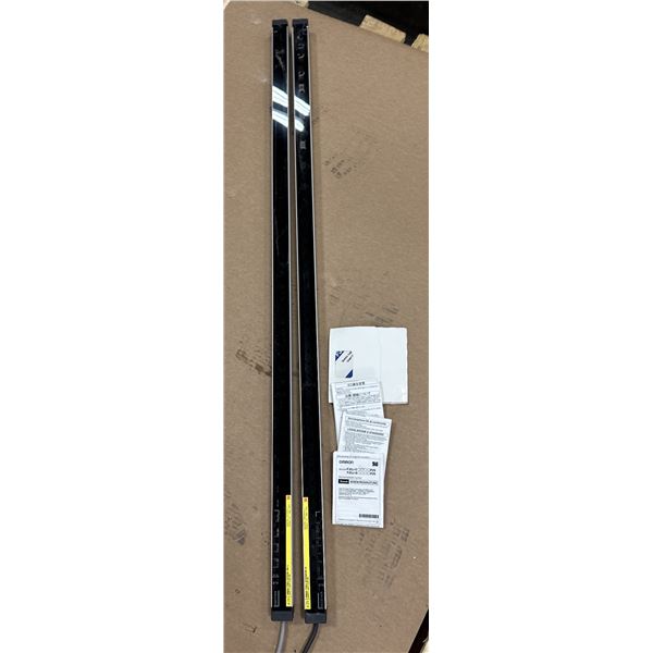 Set of Omron #F3SJ-B1025-25 Type 4 Safety Light Curtains