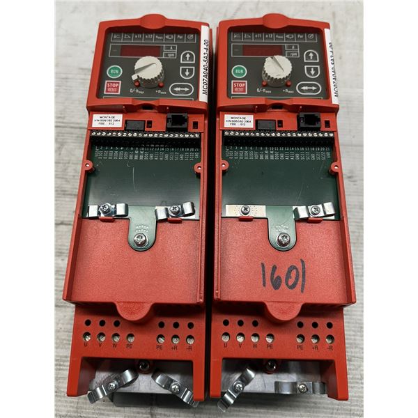 (2) Sew Eurodrive #8272530Type MC07A040-5A3-4-00 Movitrac Inverters