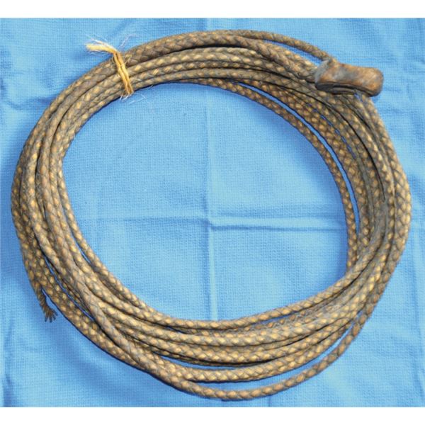 Early rawhide reata