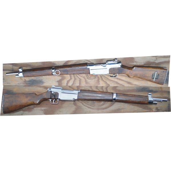 Nickel plated 1936 military rifle