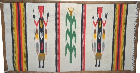 Navajo Yei pattern rug