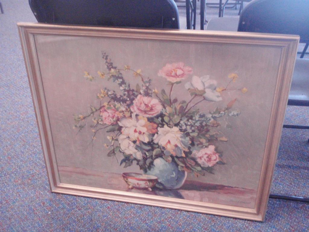 Vintage Floral Bouquet by Fred K Harcourt