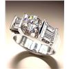 Image 1 : Mens Sparkling 2.75 Ct VVs1 White Fire Moissanite Ring