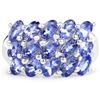 Image 2 : Rhodium Plated 3.75ctw Tanzanite Ring