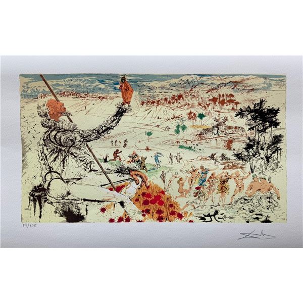 Salvador Dali DON QUIXOTE LA MANCHA Facsimile Signed & Numbered Giclee