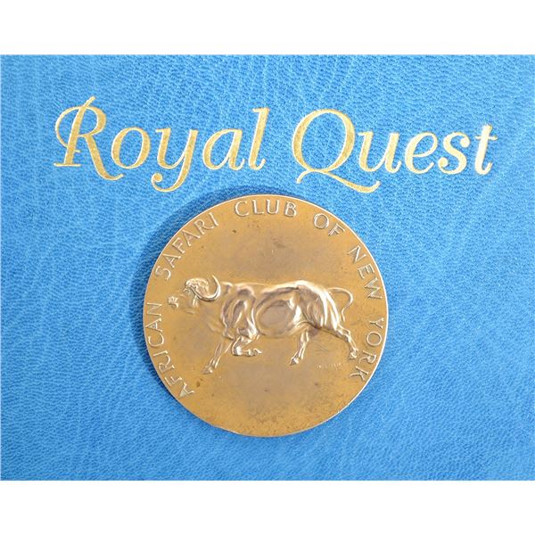 F. CAPSTICK: 1st ed., N/S "Royal Quest - The Hunting Saga of H.I.H. Prince Abdorreza Pahlavi of Iran