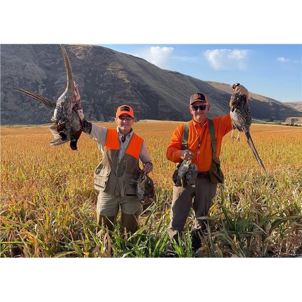 HIGHLAND HILLS: 4-Day/3-Night Upland Wingshooting Hunt for Two Hunters in Oregon