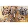 Image 1 : KOBUS MOLLER: "The Keepers of the Wild" - Original Big 5 Artwork