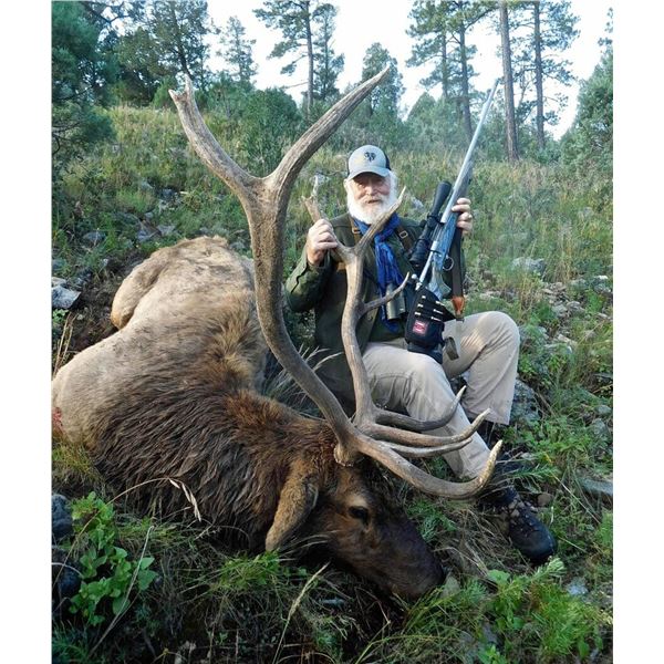 MESCALERO: 5-Day Management Bull Elk Hunt for 1 or 2 Hunters in NM - Includes Trophies/Taxidermy