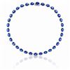 Image 1 : BARANOF: Tanzanite and Diamond Necklace Set in 14K White Gold