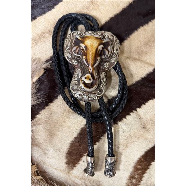 FRIEND OF DSCF: Sterling Silver Elephant Bolo Tie