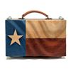 Image 1 : AFRICAN SPORTING: Texas Flag Spirit Carrier with Copper Glasses
