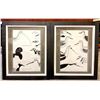 Image 1 : FRIEND OF DSCF: Pen & Ink Framed Bird Artwork