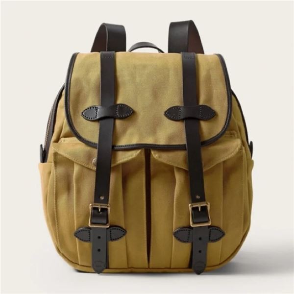 MARK & CAROL LITTLE: Filson Rugged Twill Rucksack Backpack