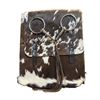 Image 1 : MARK & CAROL LITTLE: Leather & Cowhide Backpack