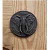 Image 3 : FRIEND OF DSCF: Custom Solid Wood Door with 3-D Bronze Kudu and DSC Emblem