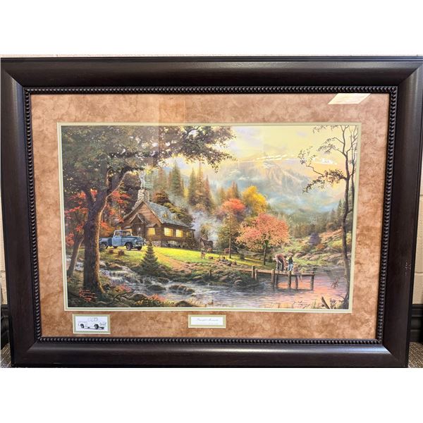 BRIAN FIENHOLD: "Peaceful Moments" - Limited Edition S/N Print by Thomas Kinkade