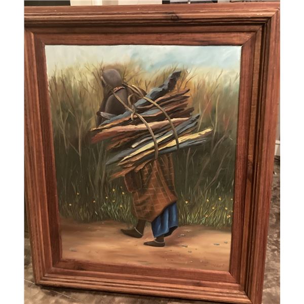 MARK ROSE: Original Maasai Woman Artwork in Custom Frame