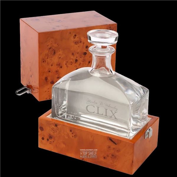 (IN ROOM ONLY) RUSSELL & MARY EDITH STACY: Harlen D. Wheatly CLIX Unique Craft Vodka