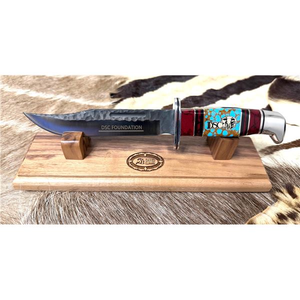 (NEW!) DAVID YELLOWHORSE: Custom DSC Foundation Buck Knife