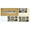 Image 1 : Argentina. Banco de la Provincia de Buenos Aires, 1881 to 1883, Progress Proof Banknote Quartet.